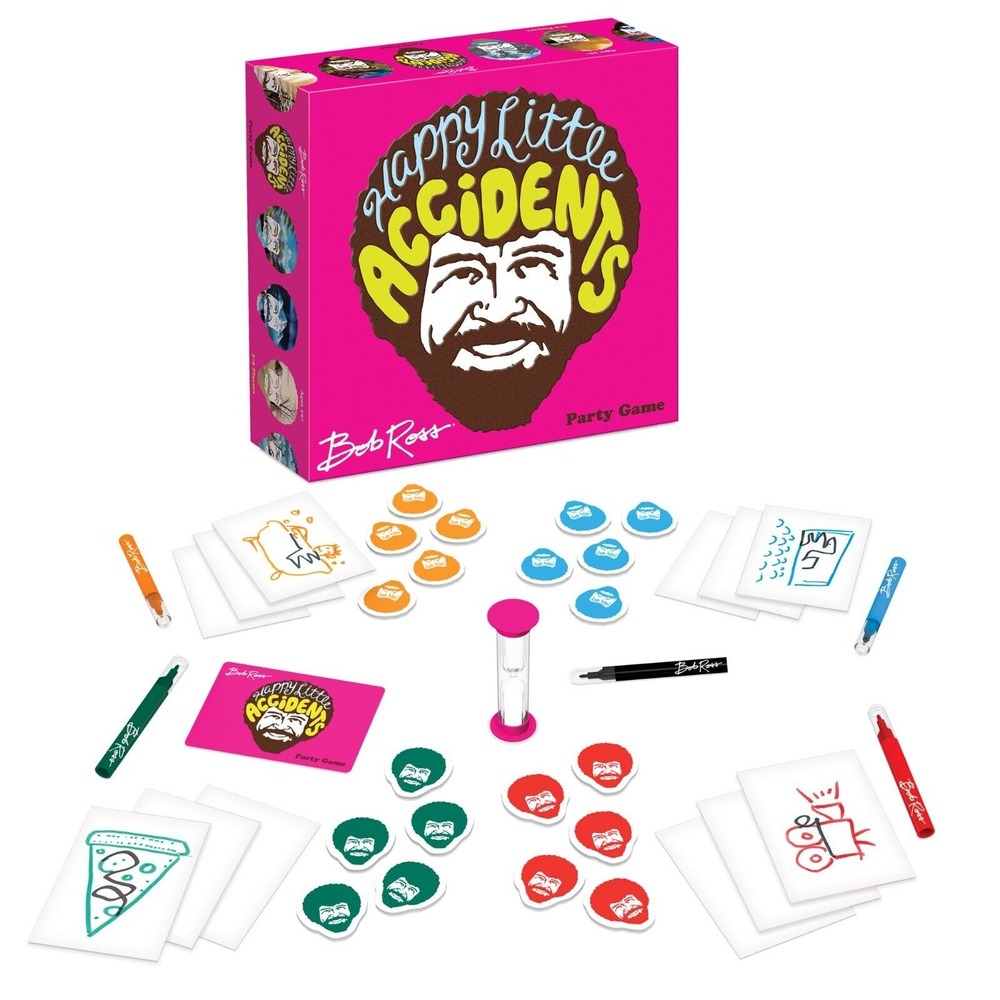 Bob Ross Party Game Happy Little Accidents Board Game‎ NEW - SEALED IN THE BOX